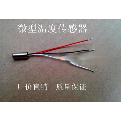 2Pcs DS18b20 Miniature Temperature Sensor Stainless Steel Waterproof Type