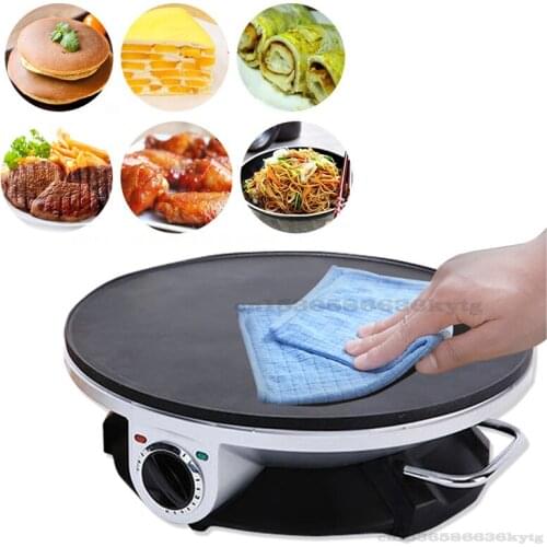 Pancake Machine Home Intelligent Temperature Control Non-stick Bakeware Spring Rolls Hand Cakes No Oil Fume Grilling Machine
