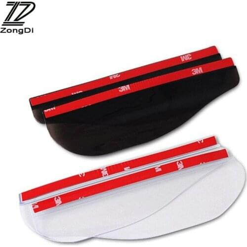 ZD 2pcs Car Styling Rain Brow For Mercedes Alfa Romeo 159 Fiat 500 BMW E39 E46 E90 E60 E36 F30 F10 Mini Cooper Accessories 2017