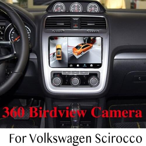 For Volkswagen VW Scirocco 2008~2017 Car Stereo Multimedia Audio Navigation GPS Navi Radio Integrated CarPlay 360 BirdView