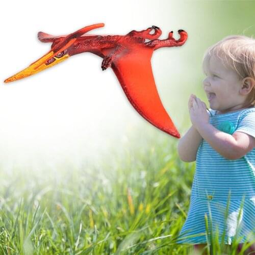 PVC Boy Home Kids Gift Large Size Child Pterodacty Simulation Jurassic Pteranodon Hand Painted Toy Figure Dinosaur Model