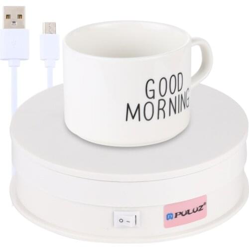 15cm USB Electric 360 Degree Rotating Turntable Display Stand For Photography Max Load 15Kg Video Vlog Shooting Props Turntable