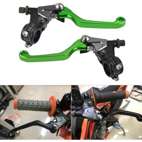 CNC Short Brake Clutch Lever For Kawasaki KD KDX KE KX KM 60 80 100 125 175 250 KX125 KX250 KX400 KX450 KLX250 KDX200
