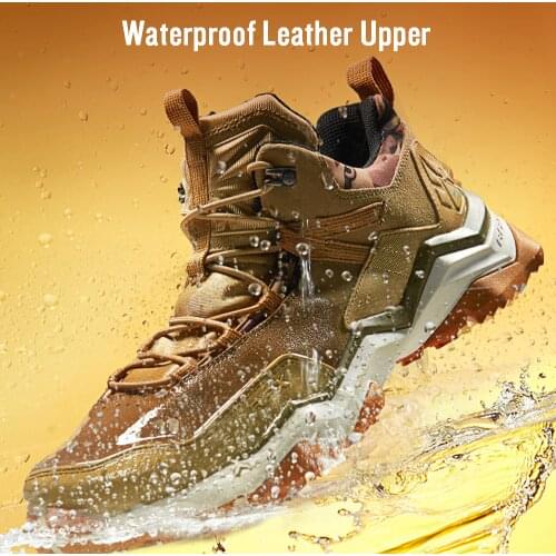 RAX Mens Waterproof Hiking Shoes Women Climbing Backpacking Trekking Boots Men Outdoor Shoes Anti-slip Mountain Sneakers Men