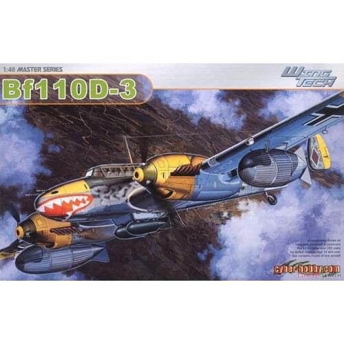 DRAGON 5555 1/48 Bf110D-3 - Scale Model Kit