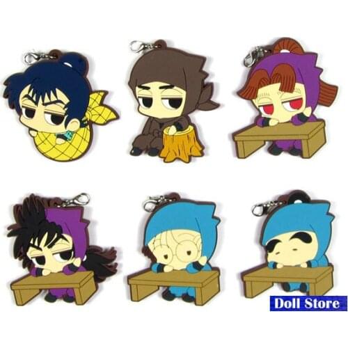 Nintama Rantaro/rakuran New Original Japanese anime figurerubber Silicone sweet smell mobile phone charms keychain strap D184