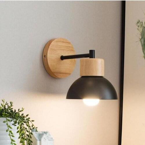Nordic Wall Lamp Bedroom Bedside Modern Simple Creative Wall Lights Living Room Corridor Reading Childrens Room LED Light