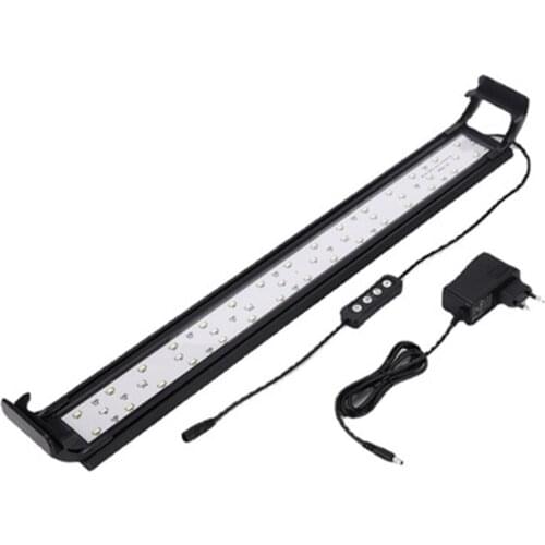 New Aquarium LED Lighting With Adjustable Bracket For Fish Tank Fish Plant With Timing Aquarium Landscaping Lights