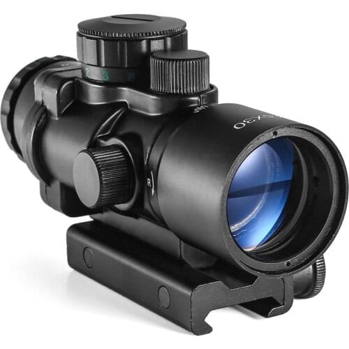 Hunting Optics 3.5x30 Airsoft Optical Rifle Scope Sight With Rail Mount Telescope Binoculars Para Rifle Telescope Airsoft