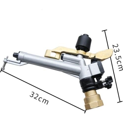 Farmland watering irrigation landscaping sprinkler irrigation equipment alloy copper core 360 degree adjustment sprinkler