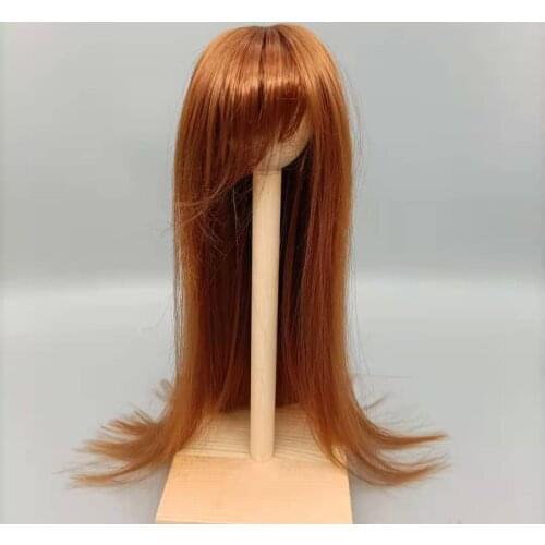 New Style 1/3 1/4 1/6 1/8 High Temperature Wire Straight BJD Wig Super For Doll Hair Wig
