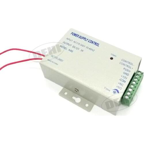 Superior Quality DC 12V 3A Door Access Control Switch Power Supply Input Voltage 110v-240V AC