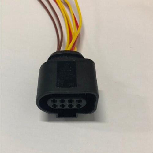 Plug of Door Lock Actuator 8pin For Audi R8 A6 A4L Q3 RS7 Q7 RS5 A3 TT A7 A8 POLO PASSAT TIGUAN FOX EOS JETTA OE 1J0 973 714