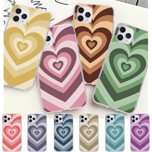 Drop Shipping Heart Fashion Transparent Mobile Phone Case Cover For Samsung Galaxy A51 A71 S20 S10e S8 S7 S9 S10 Plus