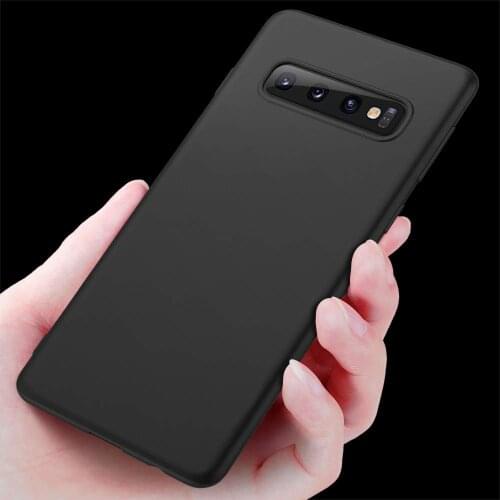 Luxury Hard Back Plastic Matte Full Case for Samsung Galaxy S10 Phone Bumper Fitted Case S10e S10 Plus S10