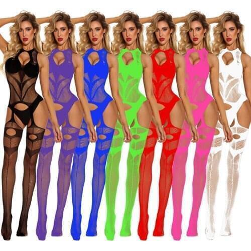 Sexy Lingerie Women Open Crotch Bodystockings Erotic Lingerie Bodysuit Perspective Underwear Sex Bodystocking Teddy Porn Socks