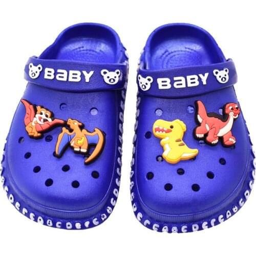 Hole Slippers Shoe Buckle Chars Croc decoration Designer Accesoire Dinosaur Earth DragonGarden Shoe Decoration Fit Kid Gift