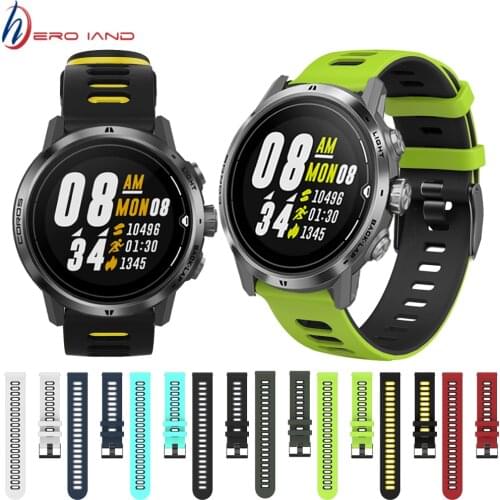 Silicone Correa Wrist Band for COROS APEX Pro / APEX 46mm 42mm Strap Watchband For COROS PACE 2 PACE2 Bracelet ремешок