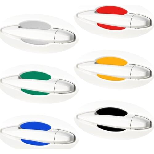 4Pcs Car Door Handle reflective Protection Film Scratches Resistant Stickers for lada VESTA niva kalina priora vaz Car Styling