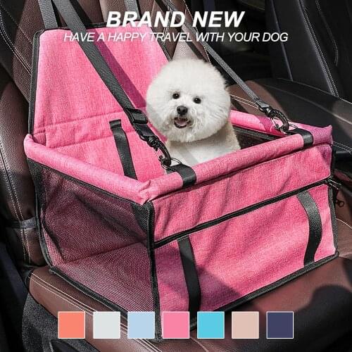 Pet Booster Seat Deluxe Pet Dog Booster Car Seat with Clip-On Safety Leash and Zipper Storage Pocket– Perfect for pets