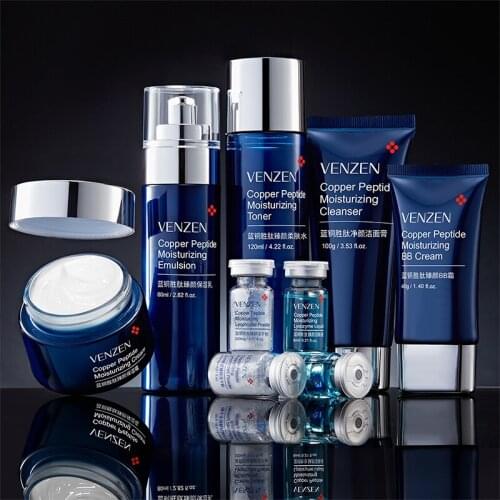 VENZEN Professional Skin Care Anti Aging Whitening Facial Gift Set Natural Organic Skin Care Set