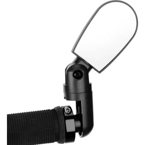 1 Pcs 360 Degree Adjustable Bicycle Rear View Mirror equipment Black biking Mountain G5E3