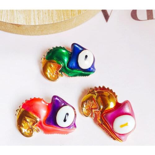 Muylinda Chameleon Baby Enamel Pin Colorfly Animal Brooches For Man Women Fashion Clothes Scarf Clip Pins Accessories