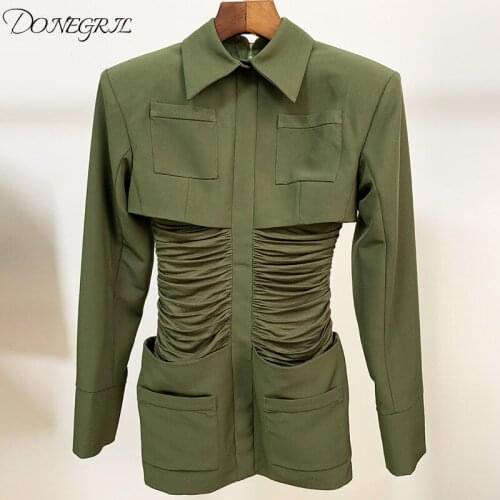 High Quality New Arrival Women Dress Bodycon Dress Ladies Vestidos Long Sleeve Casual Sexy Dresses Green Elegant Dresses