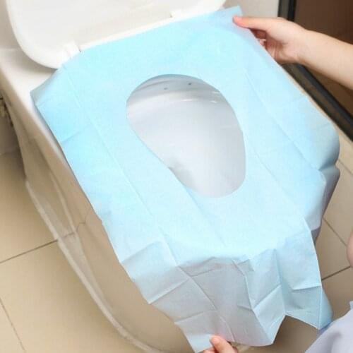 10Pcs Mat Disposable For Hotel Mat Business Large Thicken Paper Pad Cover Travel Bathroom 100% Waterproof Toilet Seat Covers