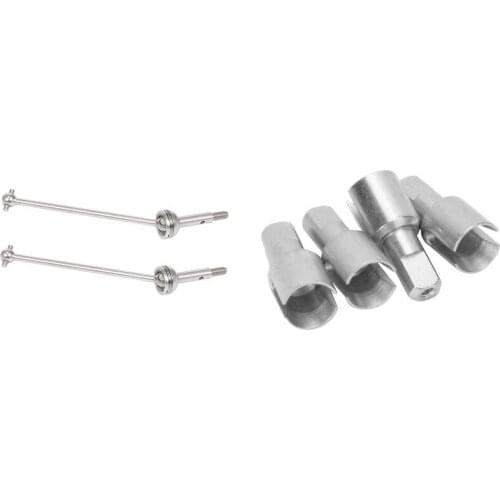 2Pcs Remote Control Universal Drive Shaft Upgrade Accessories Fit for WLtoys 144001 1/14 & Differential Cups
