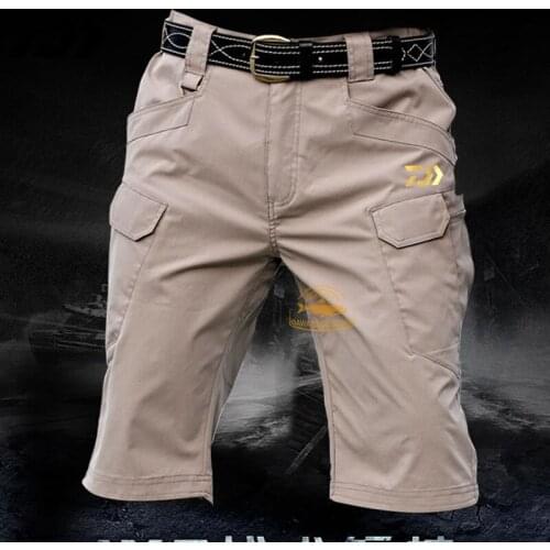 2020 Daiwa Fishing Pants Outdoor Quick-drying Pants Stretch Mens Tactical Shorts Casual Waterproof Tooling Multi-pocket Pants