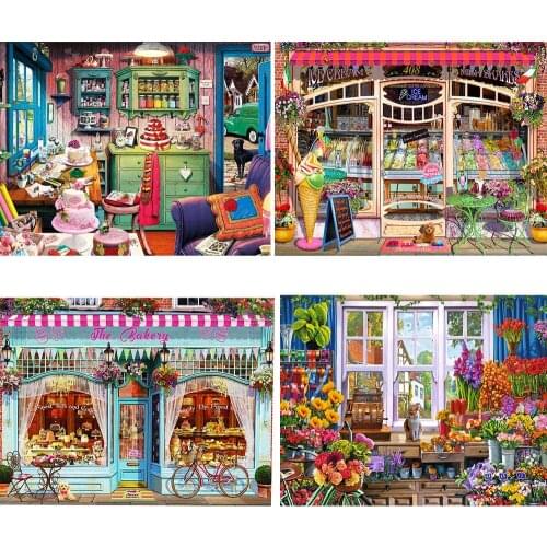 5D DIY Diamond Painting Full Drill Kits Diamond Embroidery Cross Stitch Sale Landscape Art Wall Decorations New Arrival