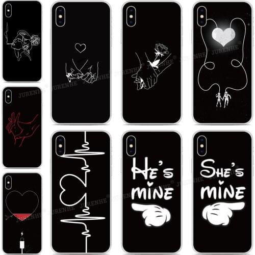 Couple Love Cover For OPPO F17 A73 A32 A53 2020 Realme 7 C11 C12 C15 X7 Q2 Narzo 20 Pro C17 7i V3 V5 Reno4 Lite F Z Ace 2 Case