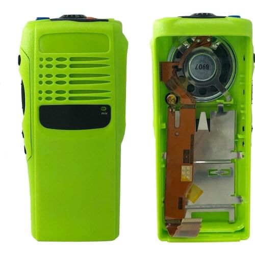 Green Walkie Talkie Replacement Repair Housing Case With Speaker&Mic Fit For Motorola HT750 Portable Radio