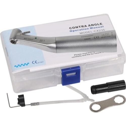 COXO YUSENDENT Dental 20:1 Implant Contra Angle Handpiece Max 55N.cm Air Turbine Original CX235C6-19