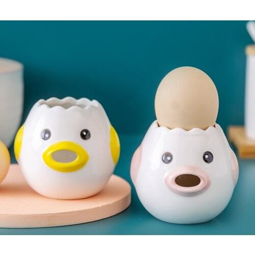 Egg Separator KitchenTools Egg Holder Charming Cartoon Baking