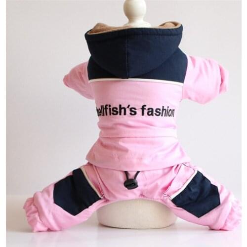 New Autumn Winter Xs Dog Clothes For Small Dogs Girl Boy Teddy Fleece Thick Cover Leg Wadded Jacket Puppy Outfit Pet Clothing