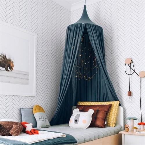 Nordic Baby Room Wall Decoration Single Door Hanging Net Children Bedroom Decor Cotton Kids Girls Mantle Nets Tents
