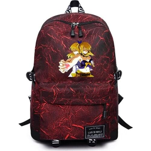 Anime Fairy Tail Backpack Teenger Schoolbag Casual Mochila High Quality Packsack Unisex Student Travel Laptop Bag