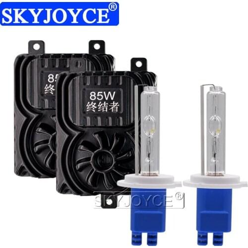 SKYJOYCE 1 Set 85W Xenon H7 H1 H11 Car Headlight Lamp Bulbs 9005 HB3 9006 HB4 D2H 4300K 6000K 8000K 12V HID Xenon Slim Ballast