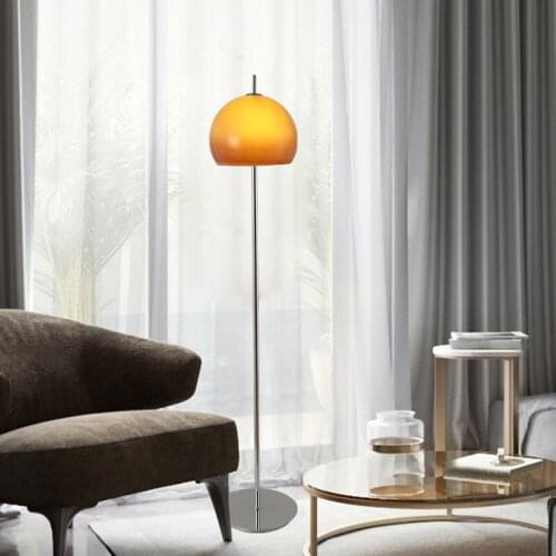 Contemporary Floor Lamp Nordic Decoration Home Retro Danish Floor Lamps for Living Room Glass Lampshade Mushroom Table Light E27