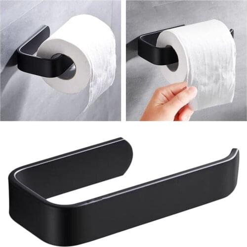 Super Pratical and Durable Acrylic Toilet Paper Holder Toilet Roll Holder Wall Mounted Multifunctional Tissue Rack Rag Hanger
