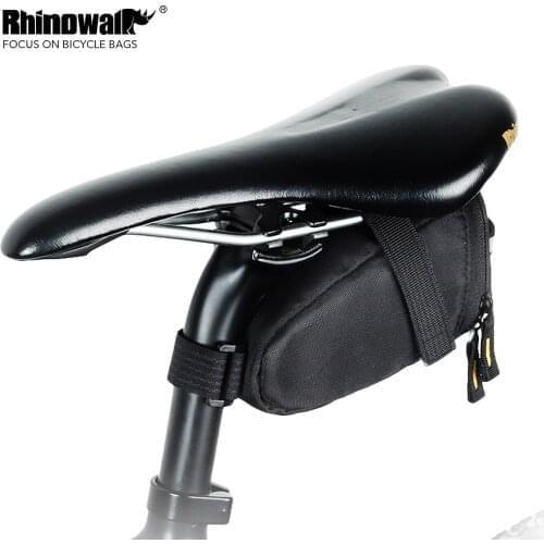Rhinowalk Bike Saddle Bag Rainproof MTB Mountain Bike Rear Back Under Seat Bag Reflective Tail Bag Seatpost Cycling Accessories
