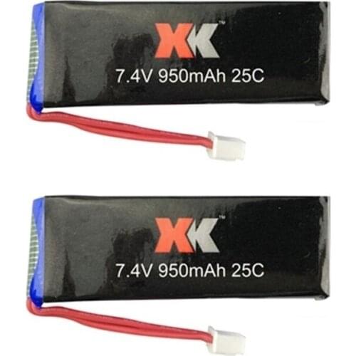 1-5Pcs 7.4V 950mAh lipo Battery For WLtoys XK X251 RC RC Quadcopter Helicopter Spare Parts for 7.4v drone battery