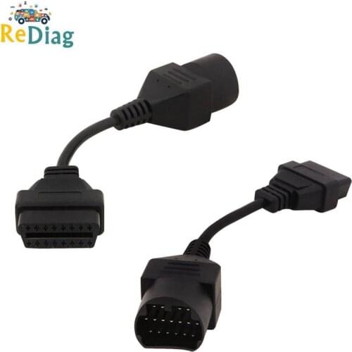 10PCS 17 Pin to 16 Pin Cable OBDII OBD2 Cable Diagnostic Adapter Connector For Mazda 17pin to 16pin Adapter OBD1 to OBD2 Cable