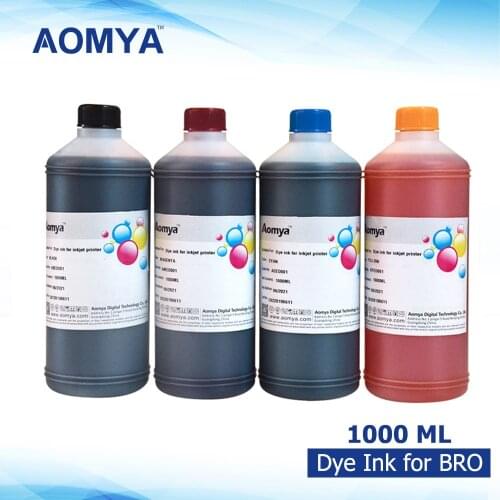 1000ml x 4 Colors Good Quality Specialized Dye ink For Brother 950 printers , Photo Printing ink