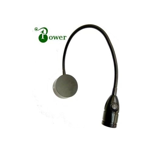 12V 24V 110V 220V 2W LED GOOSENECK READING LIGHT WALL MOUNTED