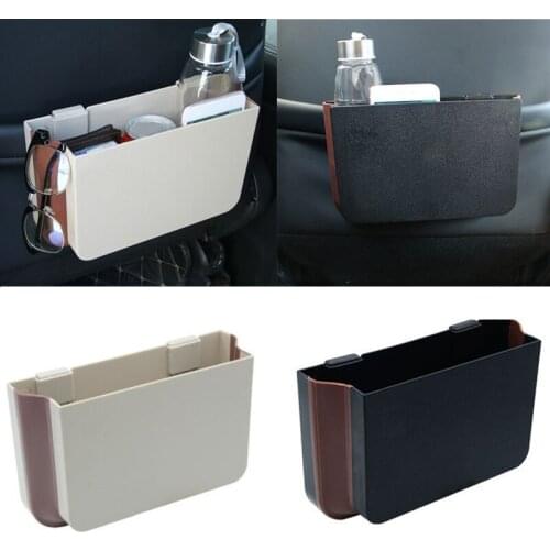 2 Colors Auto Garbage Can Automobiles Door Seat Back Storage Paper Trash Bin Folding Car Interior Dustbin for Vehicle Supplies