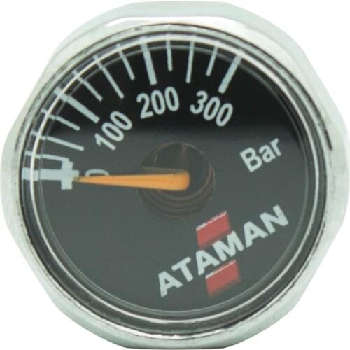 2pcs/Lot Paintball Gas Control 300Bar 400Bar Pressure Gauge Thread G1/8 or 1/8BSP