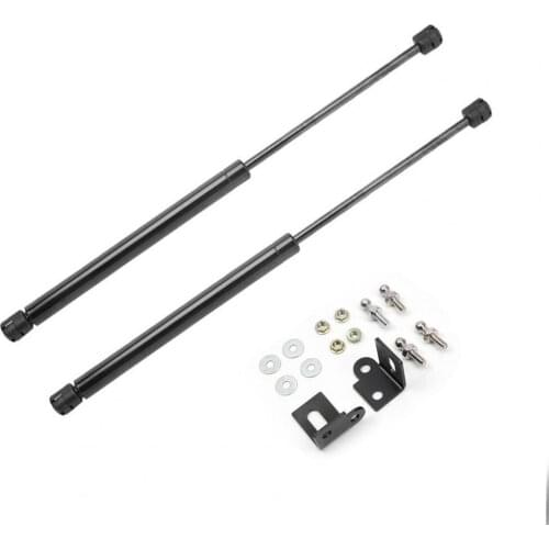 2Pcs Front Hood Shock Strut Hydraulic Replacement Carbon Steel Bonnet Gas Lift Support Compatible with Ford Mustang 2015-2018